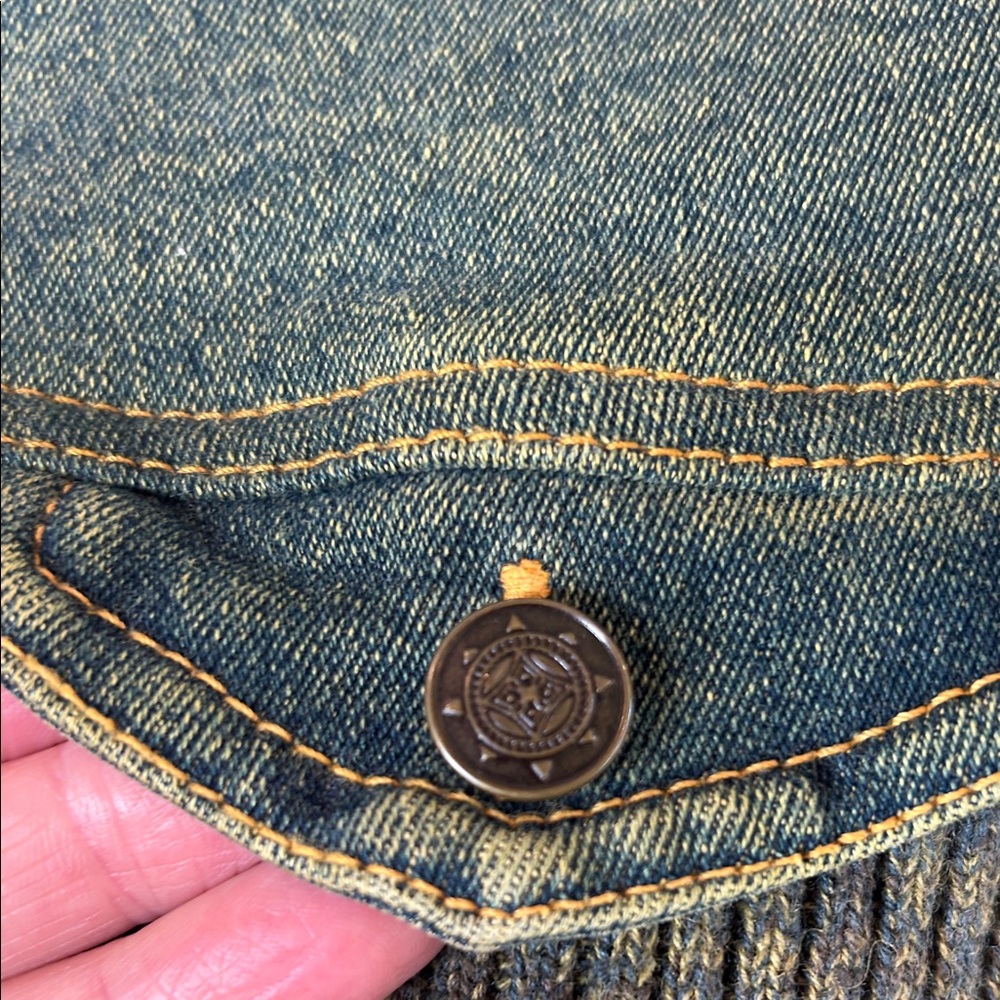 Ruff Hewn Olive Green Hooded Zip Cardigan Jacket - Picture 6 of 12